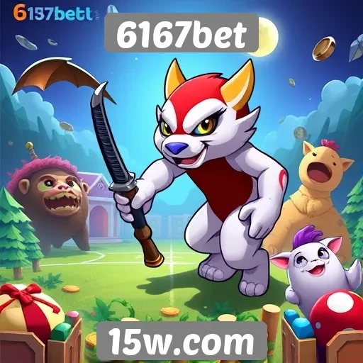 Variedade de jogos disponíveis em 6167bet